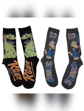 2 Pairs Of Knee High Socks